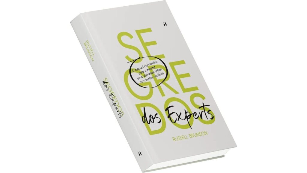 Livro em português de Russell Brunson: Expert Secret ( Segredos dos Experts)