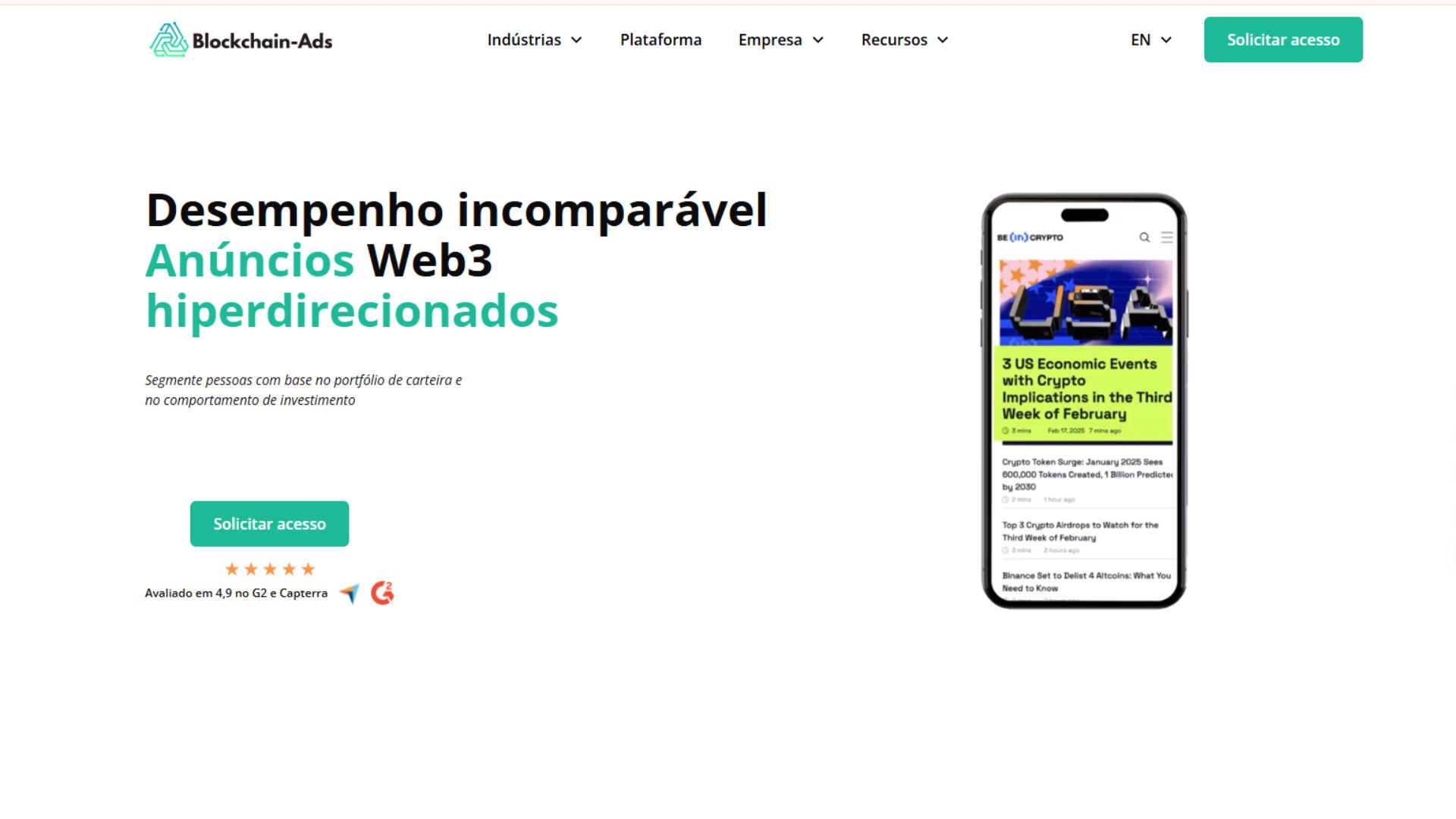 Blockchain Ads Review: uma plataforma de tráfego pago e publicidade nativa da Web3