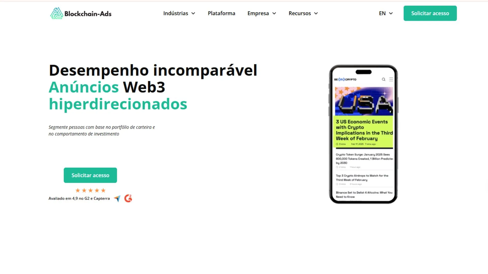 Blockchain Ads Review: uma plataforma de tráfego pago e publicidade nativa da Web3
